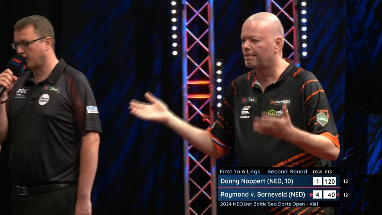 Darts European Tour in Kiel: Raymond van Barneveld scheitert an Doppel-Timing