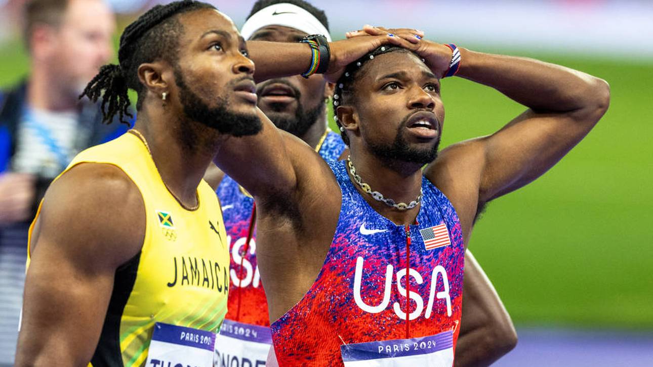 Millimeter entscheiden 100m-Finale