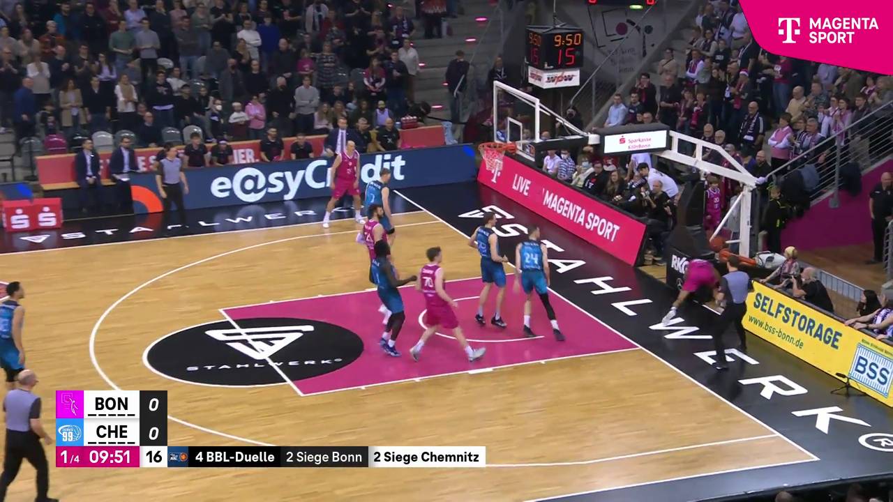 Telekom Baskets Bonn - NINERS Chemnitz (Highlights)