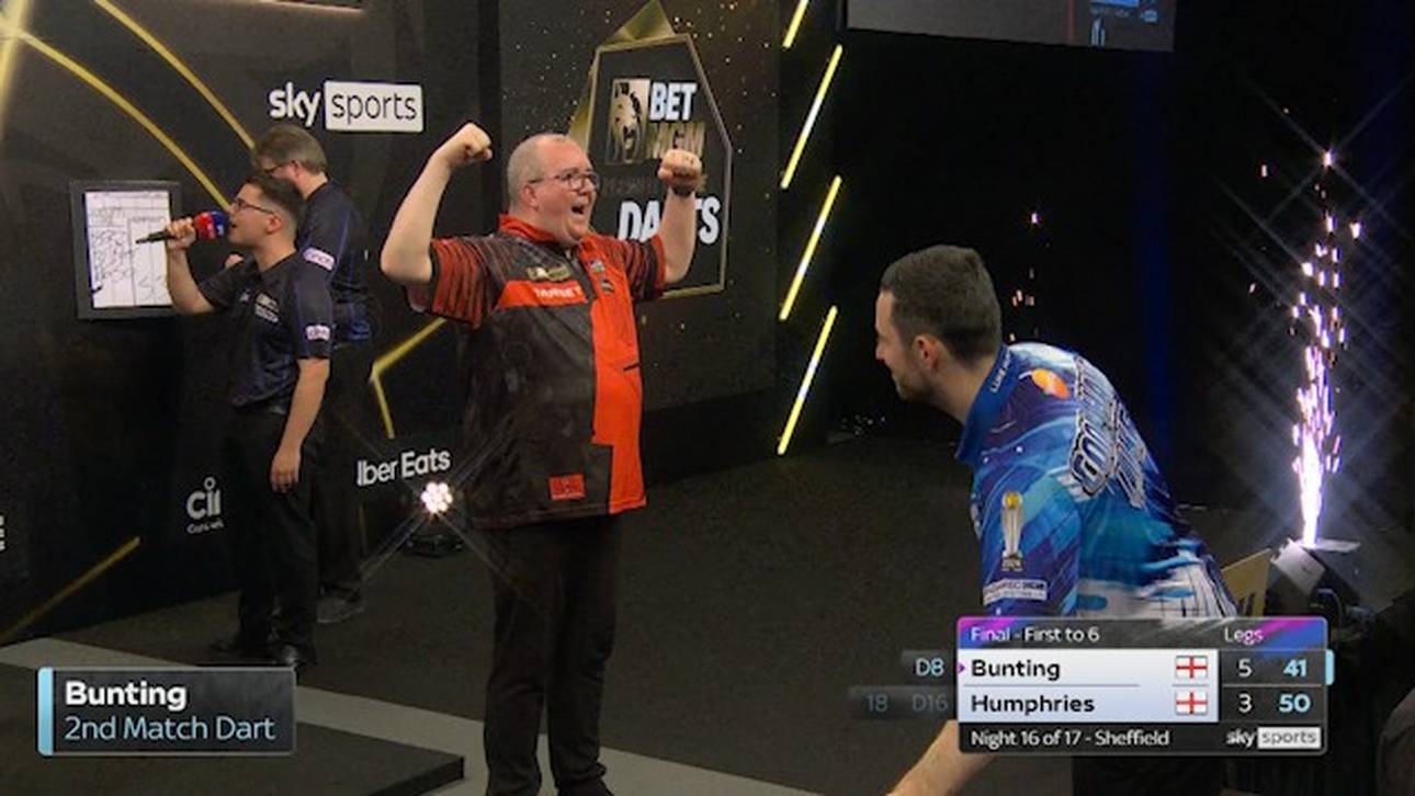 Perfektion zum Match? Bunting verpasst Mega-Moment