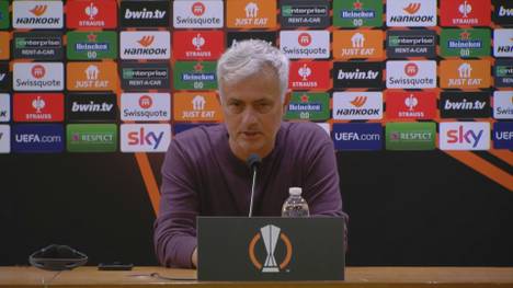 José Mourinho analysiert den Sieg gegen Bayer Leverkusen und sieht noch viel Arbeit bis zum Erreichen des Finales. 