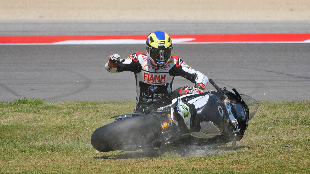 Superbike-Pilot erleidet Wirbelbruch