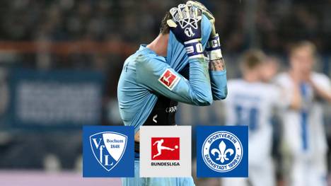 Der VfL Bochum verpasst einen Big Point im Kampf gegen den Abstieg. Der Revierklub muss sich im Kellerduell gegen den Tabellenletzten Darmstadt 98 mit einem Unentschieden zufrieden geben.