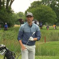 Lernen von den Golf-Profis: Müller spielt an der Seite von Kaymer
