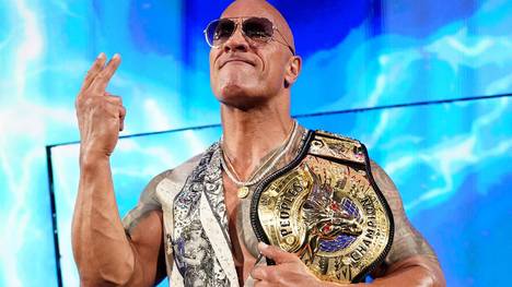 Dwayne "The Rock" Johnson tauchte bei Bad Blood wieder bei WWE auf