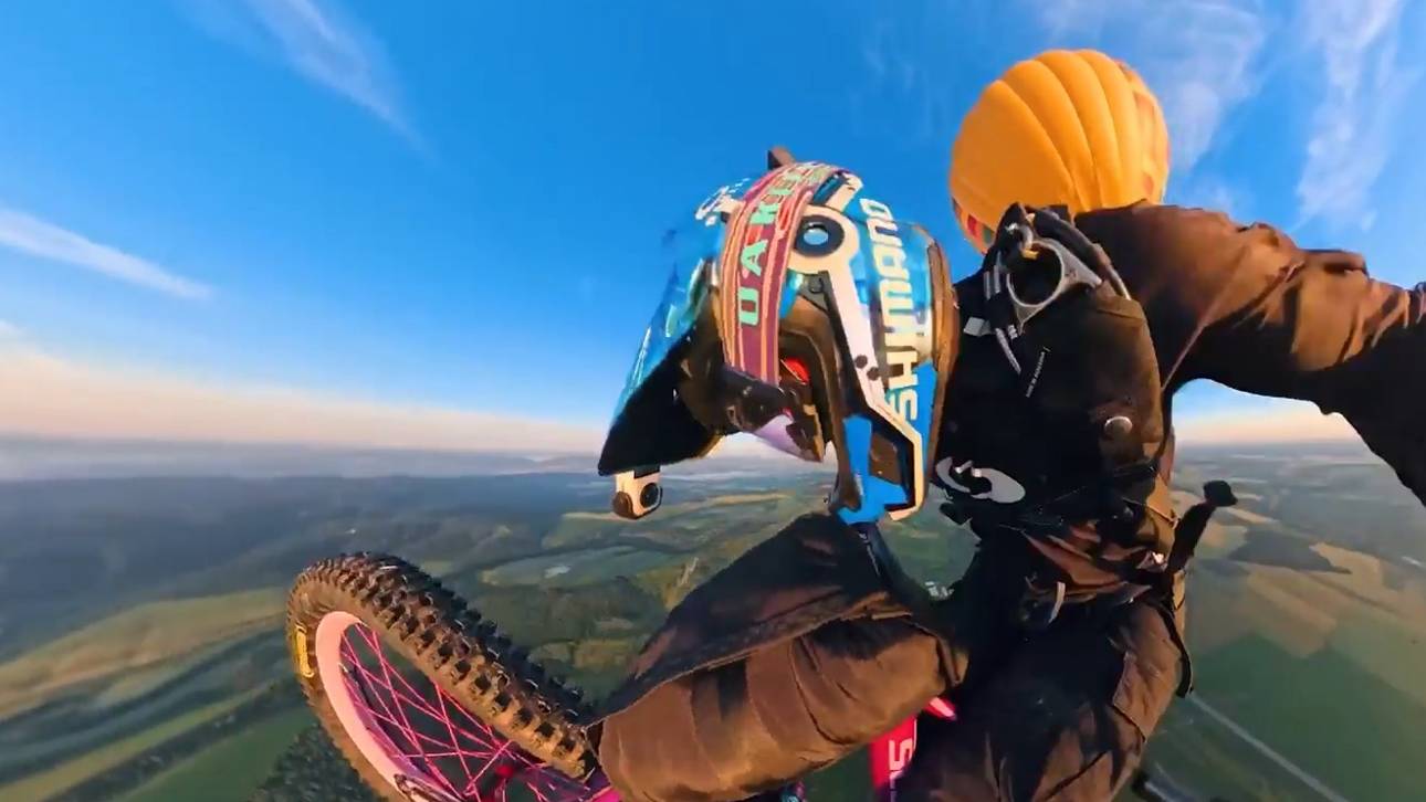 Unfassbare Bilder! Dieser Stunt ist atemberaubend