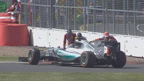 Nico Rosberg rollt aus