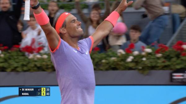 Der Sandplatzkönig ist zurück! Das gelang Nadal seit 2022 nicht mehr