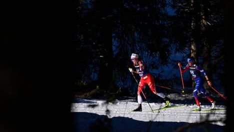 Verfolgung der Damen bei der Tour de Ski