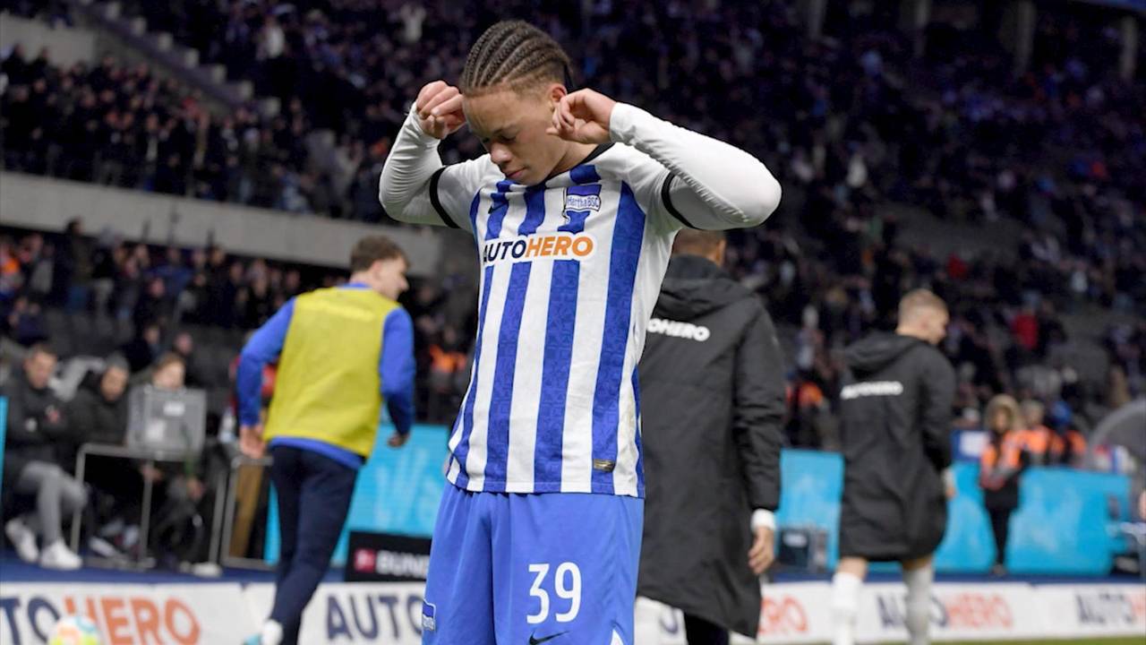 Derry Scherhant erklärt: Das steckt hinter meinem Torjubel | Hertha BSC