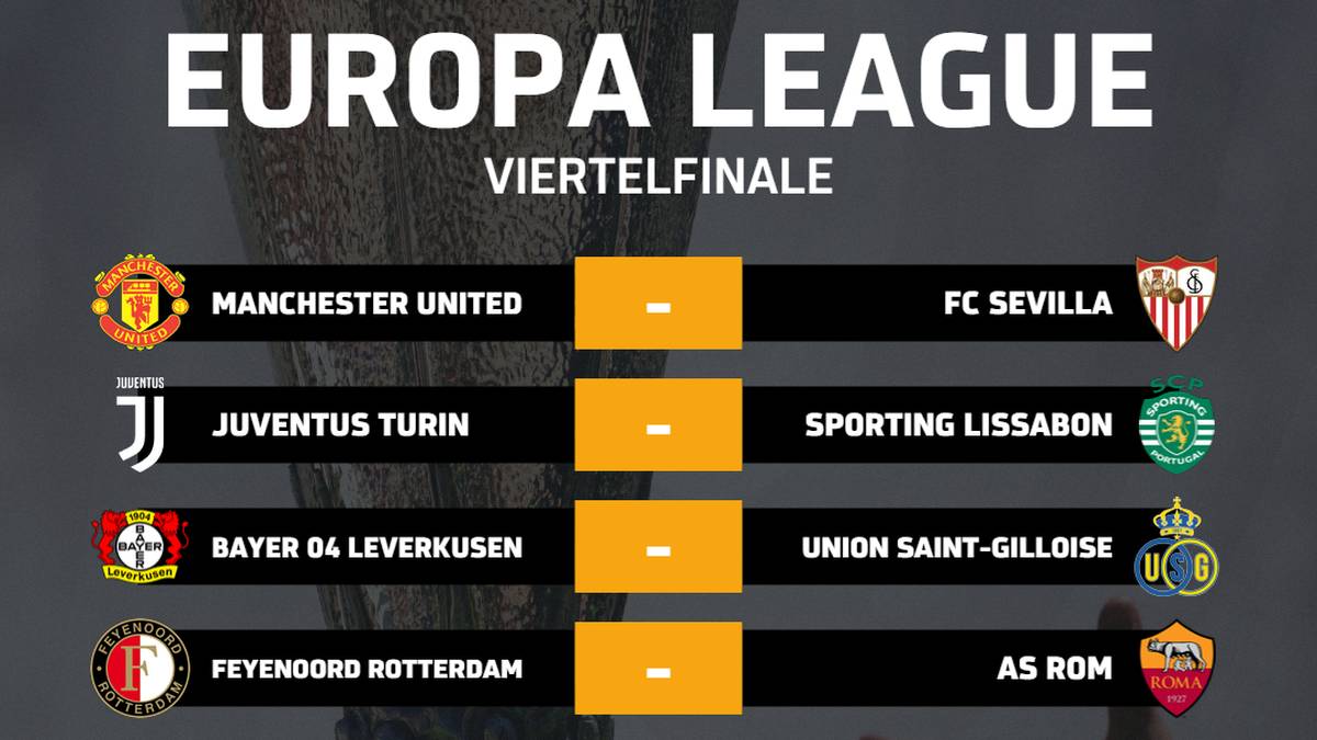 Das Viertelfinale der Europa League in der Übersicht