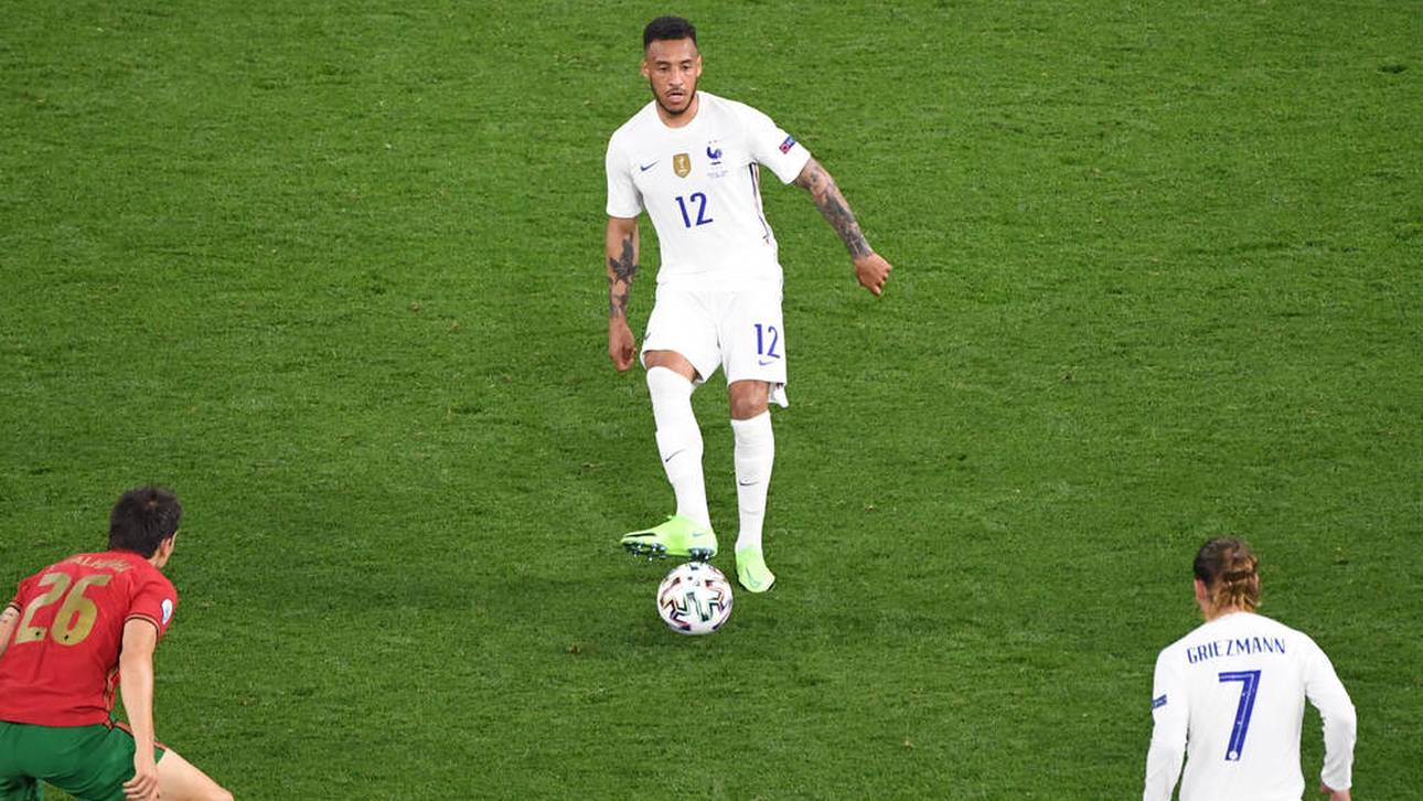Tolisso bei seinem bisher letzten Einsatz für die französische Nationalmannschaft bei der EM 2020