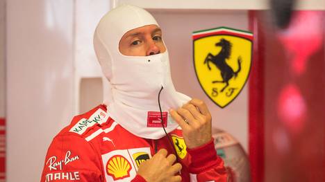 Sebastian Vettel startet beim Großen Preis von Italien in Monza hinter Kimi Räikkönen von Platz 2 ins Rennen