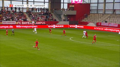 Trotz Traumtor der TSG - die Bayern-Frauen schlagen Hoffenheim mit 5:1 und sind damit 42 Spiele ungeschlagen in der Bundesliga.