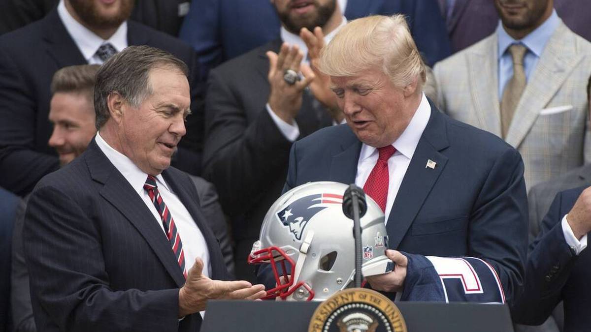 NFL: Patriots-Trainer Bill Belichick verzichtet auf Freiheitsmedaille von Trump