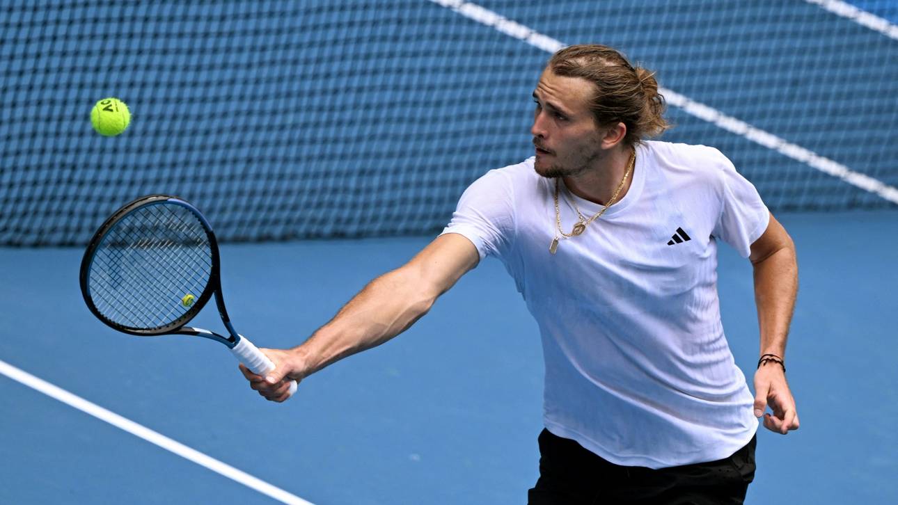 Losglück für Zverev in Melbourne