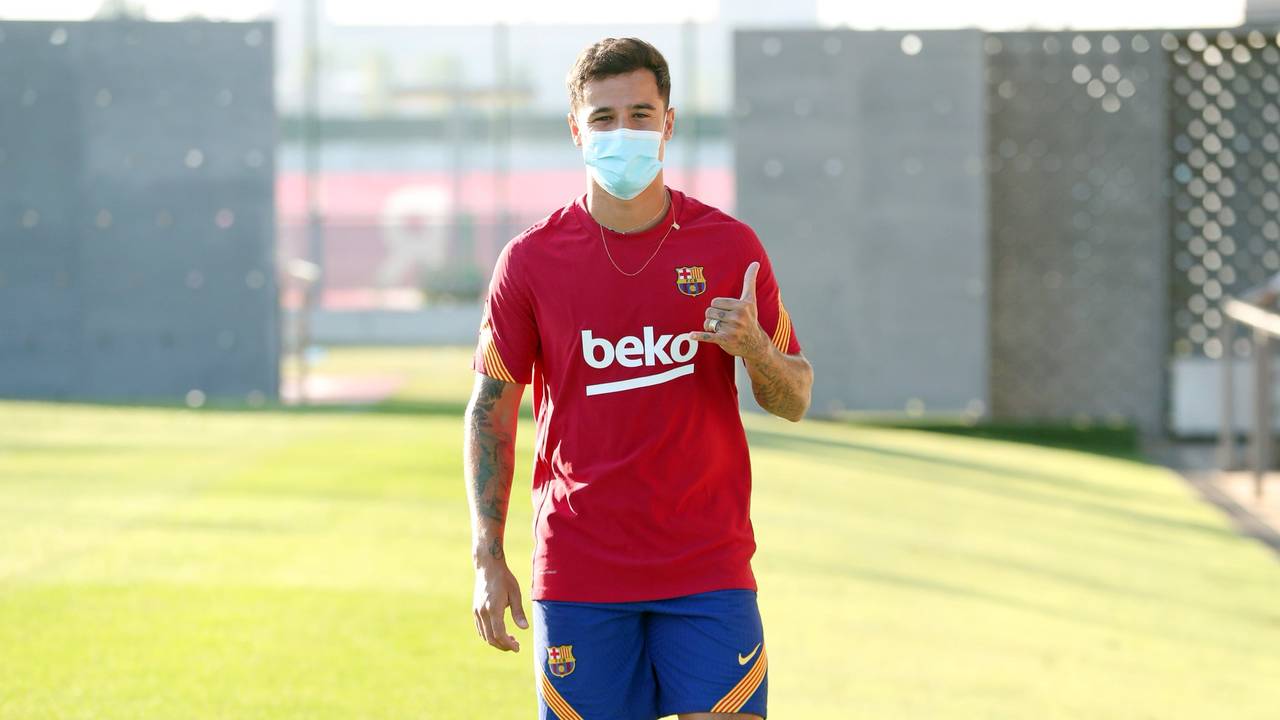 Coutinho zurück im Barca-Training