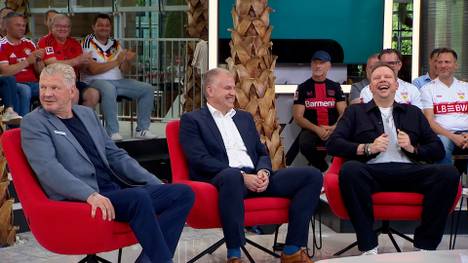 Der SPORT1 Doppelpass diskutiert über eine strittige Szene im Spiel Stuttgart gegen Leverkusen. Die Jugendsprache der Runde sorgt für mehrere Lacher.
