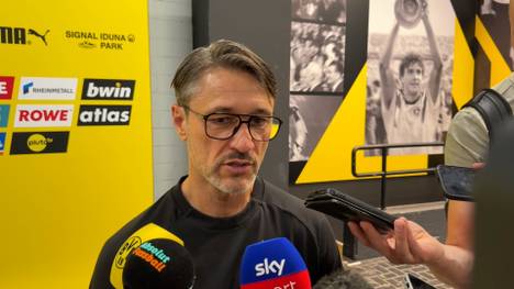Nach dem Testspiel-Remis gegen die AS Rom blicken Niko Kovac und Julian Ryerson auf das anstehende Duell mit dem FC Bayern München um den Franz-Beckenbauer-Supercup.