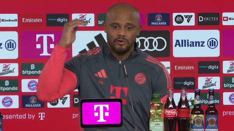 Vincent Kompany berichtet auf der Pressekonferenz vor dem Bundesliga-Spiel beim Hamburger SV vom Fitnesszustand von Comebacker Jamal Musiala - und wundert sich über ein Detail. 