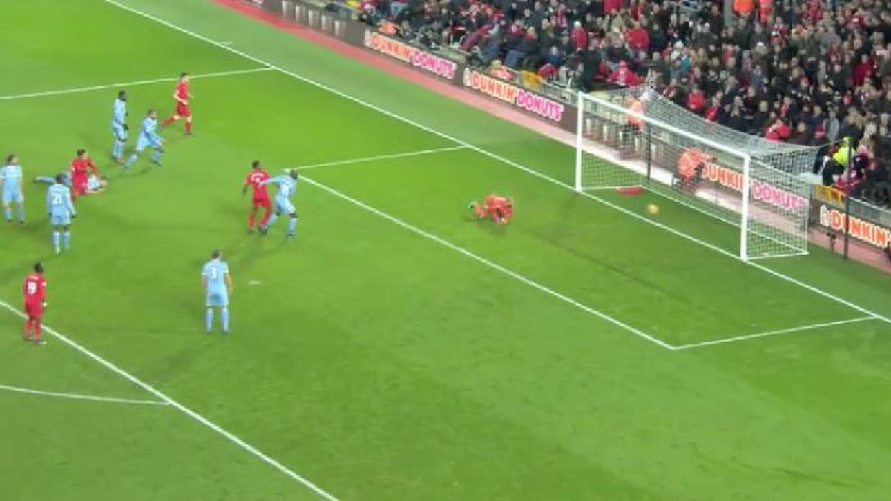 Liverpools Tor-Spektakel im Video