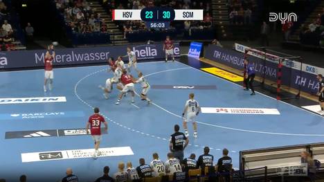  Die Highlights der Partie HSV Hamburg - SC Magdeburg Löwen aus der Handball-Bundesliga im Video.