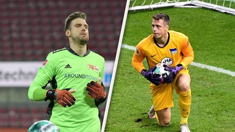 Vor dem Berliner Derby zwischen Hertha und Union sprechen die beiden Torhütern Schwolow und Luthe über die aktuelle Form ihres Vereins.