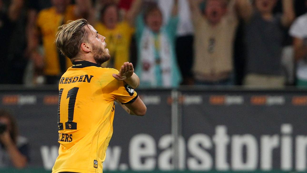 Dezimierte Dresdner siegen dramatisch