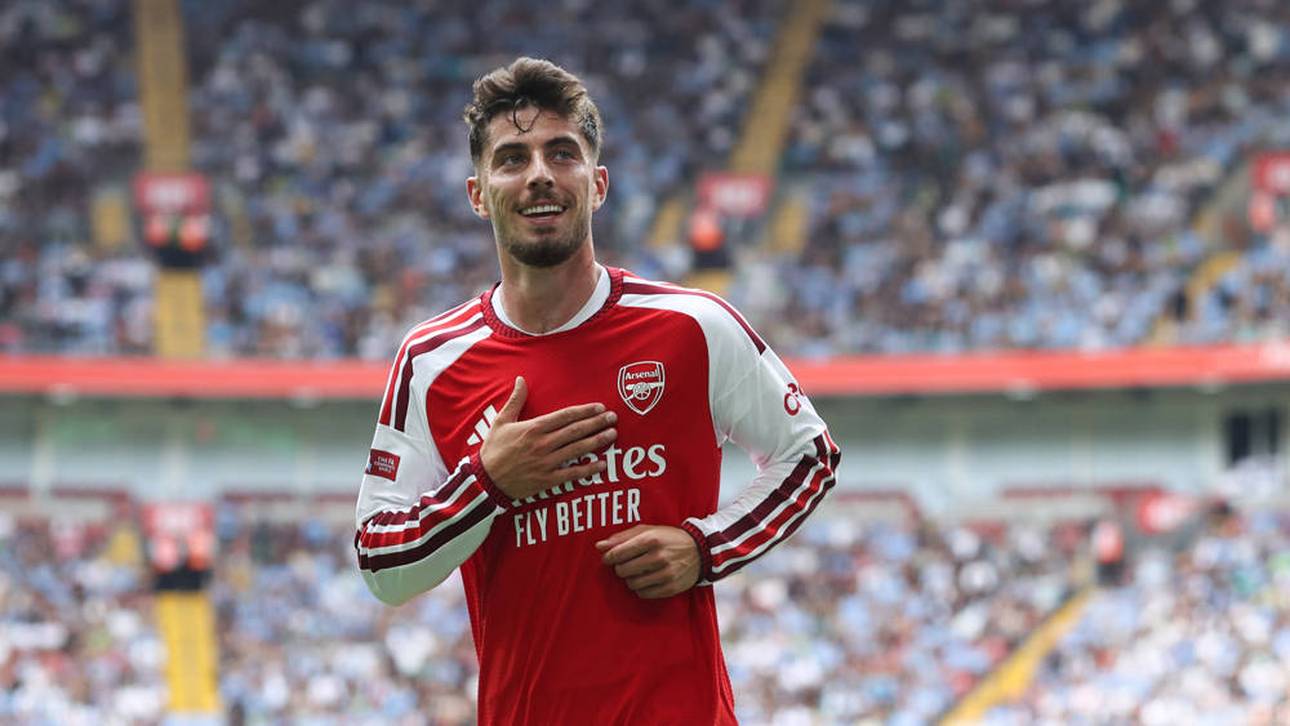 Kai Havertz traf im Community Shield für Arsenal