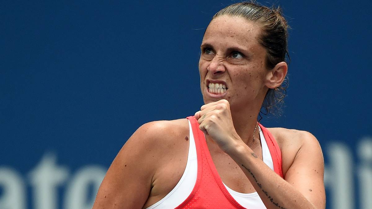 Doch dann erweckt in Vinci der Kampfgeist. Sie dreht das Match und holt sich den zweiten Satz