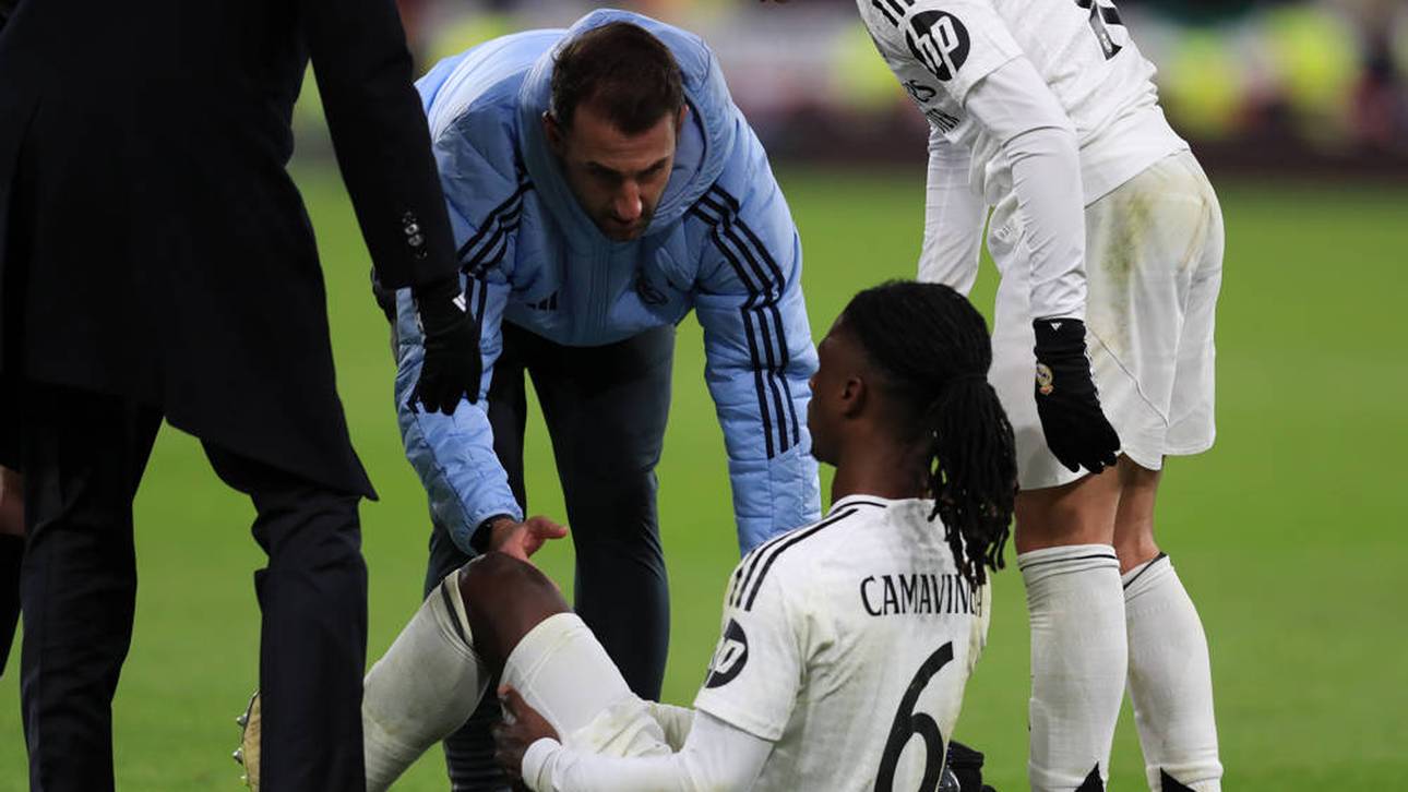 Eduardo Camavinga verletzte sich in Liverpool