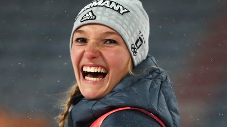 Katharina Althaus gewann ihr drittes Weltcup-Springen in Serie