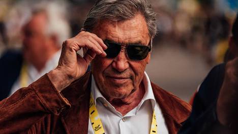 Eddy Merckx am Rande der Tour de France 2023