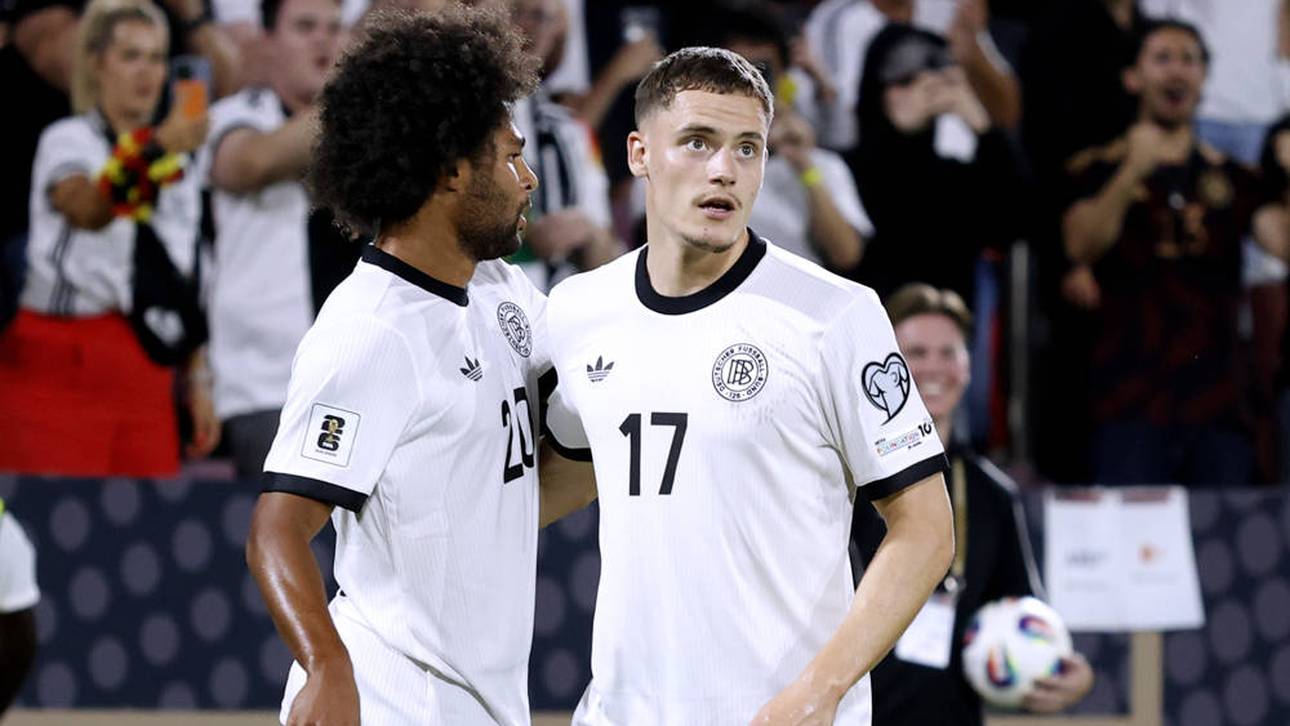 Serge Gnabry stellt sich hinter Florian Wirtz