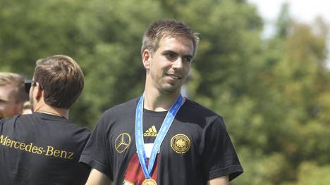Philipp Lahm wurde 2014 mit Deutschland Weltmeister