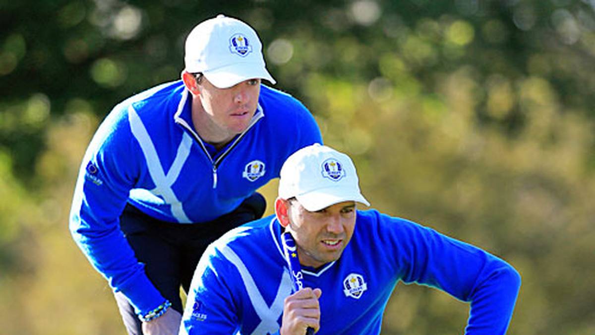 Denn McIlroy und Garcia unterliegen dem Gespann Phil Mickelson/Keegan Bradley