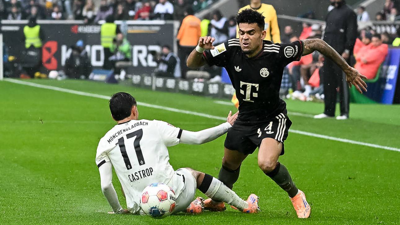 Jens Castrop foult Luis Díaz - und sieht Rot