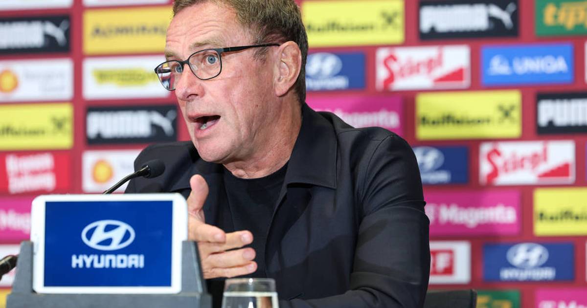 “Het kan niemand iets schelen!”  Rangnick was boos op de Oostenrijkse bond