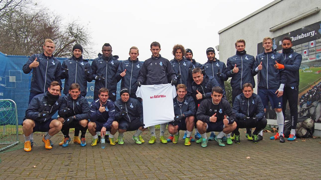 Der MSV Duisburg unterstützt die Stiftung "Helft Katarina"