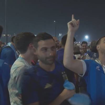 Messi-Sprechchöre: So feiert Argentinien seinen WM-Helden