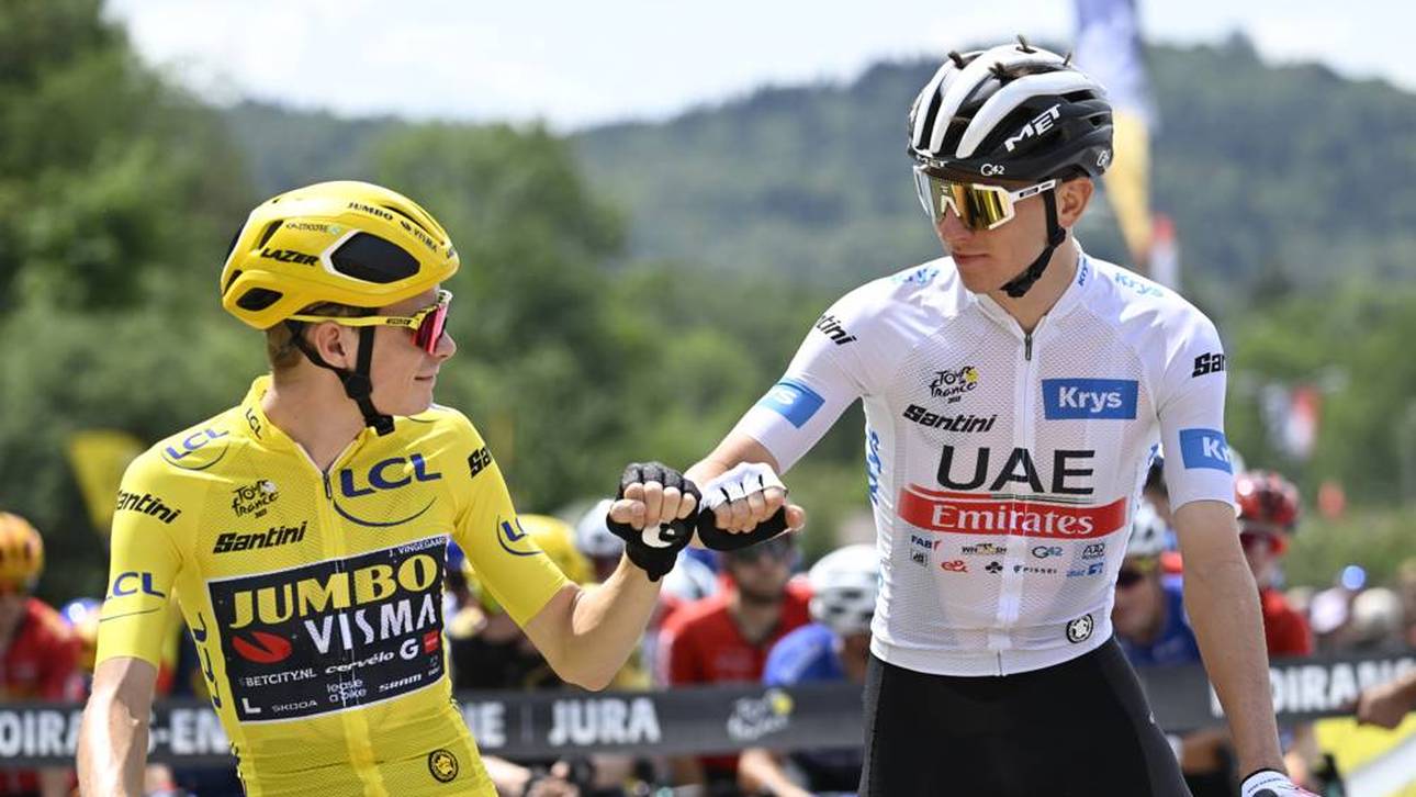 Jonas Vingegaard (l.) und Tadej Pogacar (r.) beherrschten in den vergangenen Jahren die Tour de France