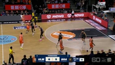 Spiel Highlights zu ratiopharm ulm - Basketball Löwen Braunschweig