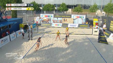 Sandra Ittlinger und Chantal Laboreur gewinnen gegen Klinke/Ottens. Die Art und Weise ist dabei teils spektakulär.