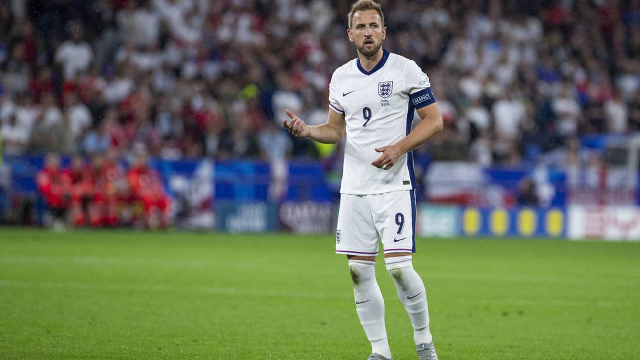 Harry Kane hatte gegen Serbien im ersten Durchgang nur zwei Ballaktionen