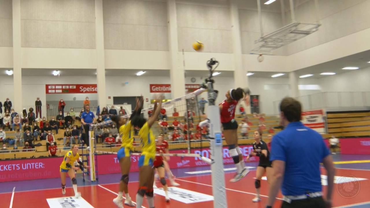 Volleyball Bundesliga: SSC Palmberg Schwerin schlägt die Roten Raben Vilsbiburg