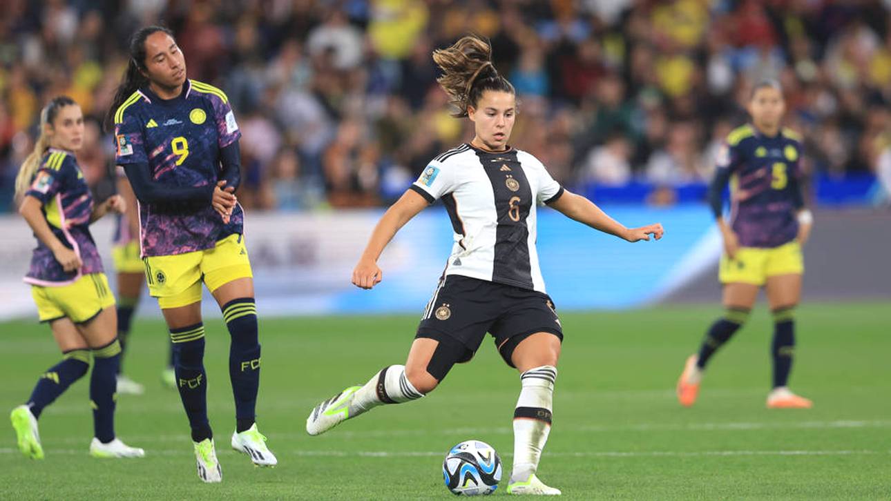 DFB-Spielerin Lena Oberdorf zeigte gegen Kolumbien eine starke Leistung