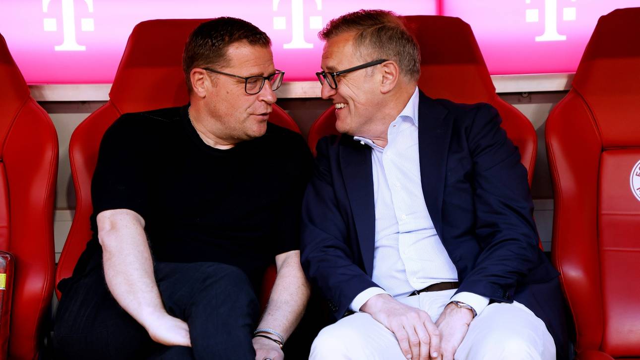 Jan-Christian Dreesen (r.) hat Max Eberl verteidigt