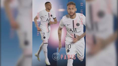 Paris St. Germain hat das neue Auswärtstrikot für diese Saison vorgestellt. Im Netz sorgte die ungewöhnliche Farbgebung für Begeisterung.