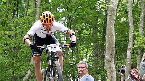 Fuhr bei der Mountainbike-WM am Podest vorbei: Martin Gluth