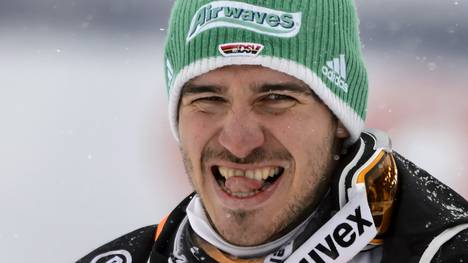 Felix Neureuther nach seinem Erfolg im Slalom von Wengen
